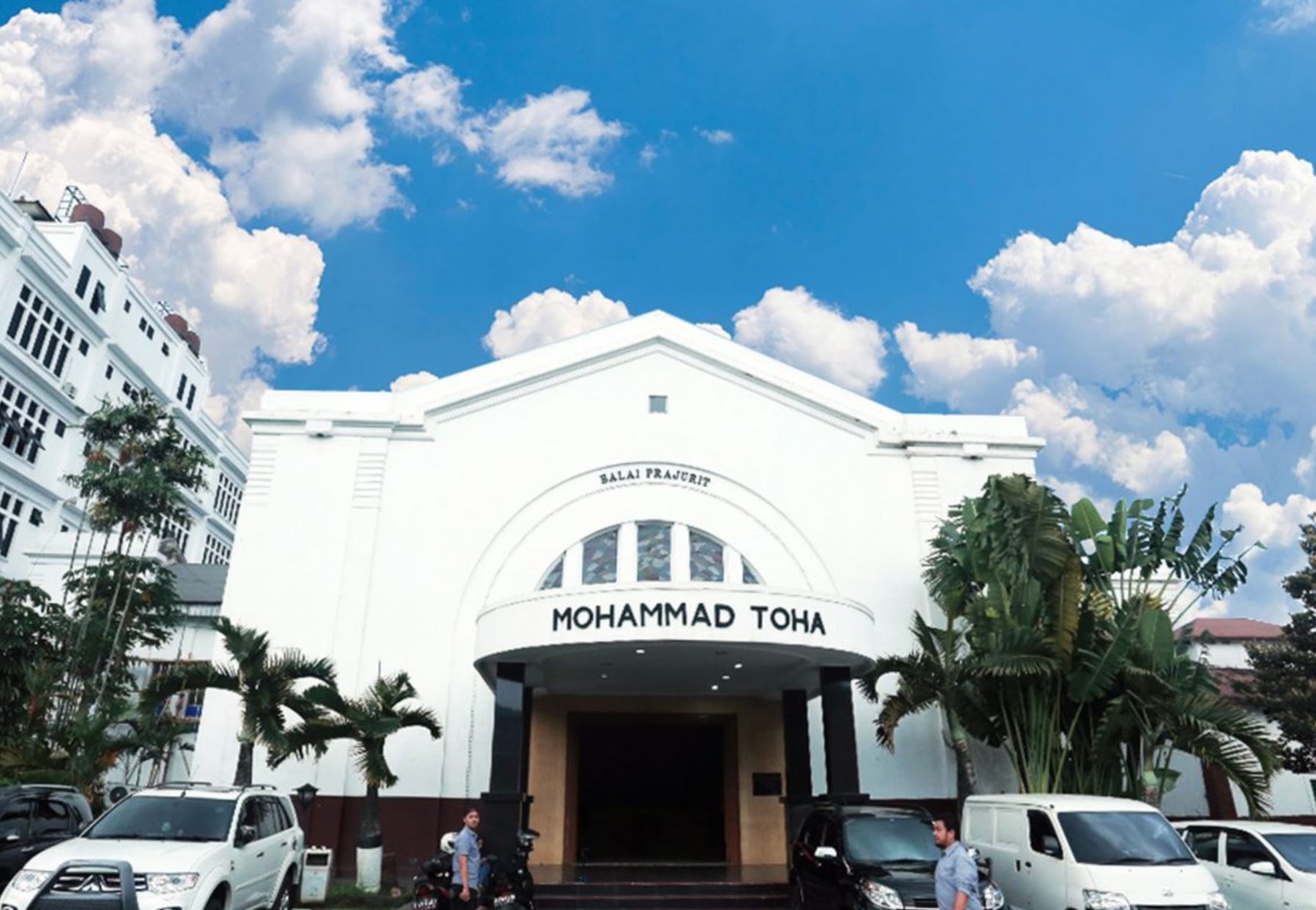 Tampak depan Gedung Kologdam Bandung bisa menjadi Solusi Pernikahan Anda